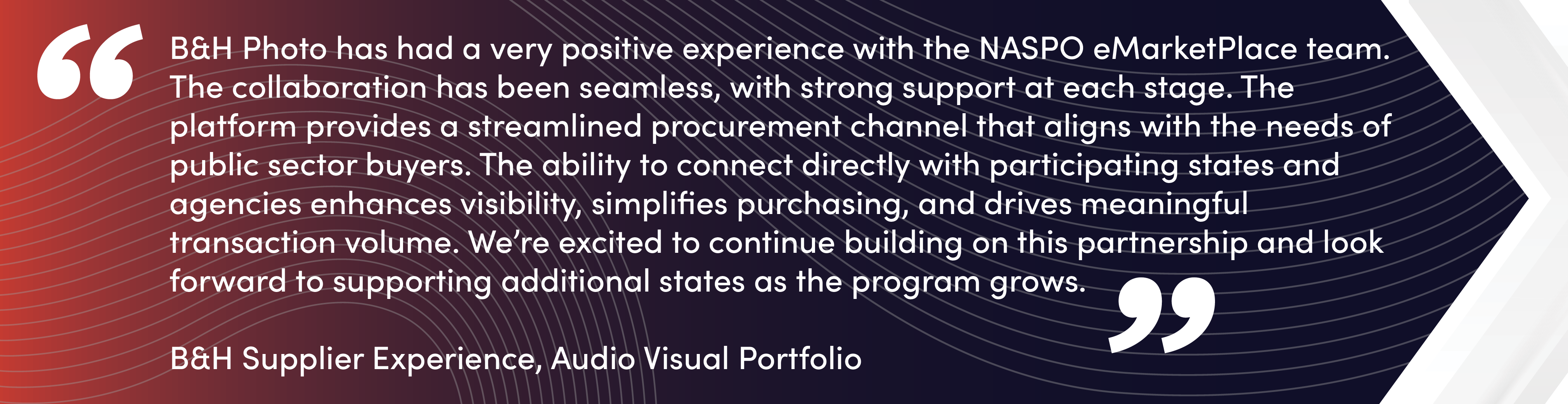 NASPO ValuePoint Testimonial 3